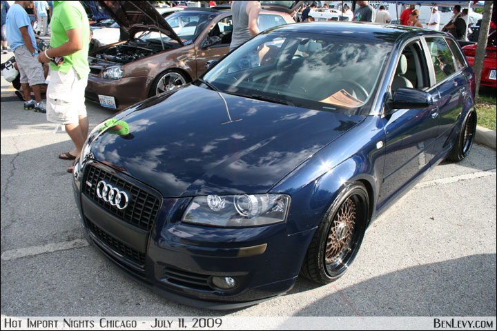 Blue Audi A3