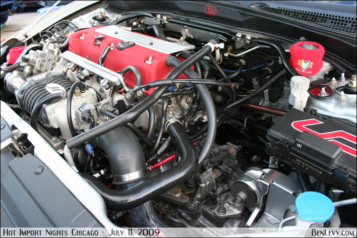 K24 with Jackson Racing Supercharger in an Acura RSX