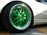 Green BBS Wheel