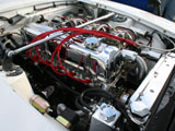 Polished Z-car Engine