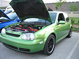 Rave Green VW GTI