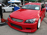 Red IS300 with Altezza badge