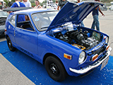 Blue Honda CVCC
