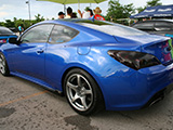 Blue Hyundai Genesis Coupe