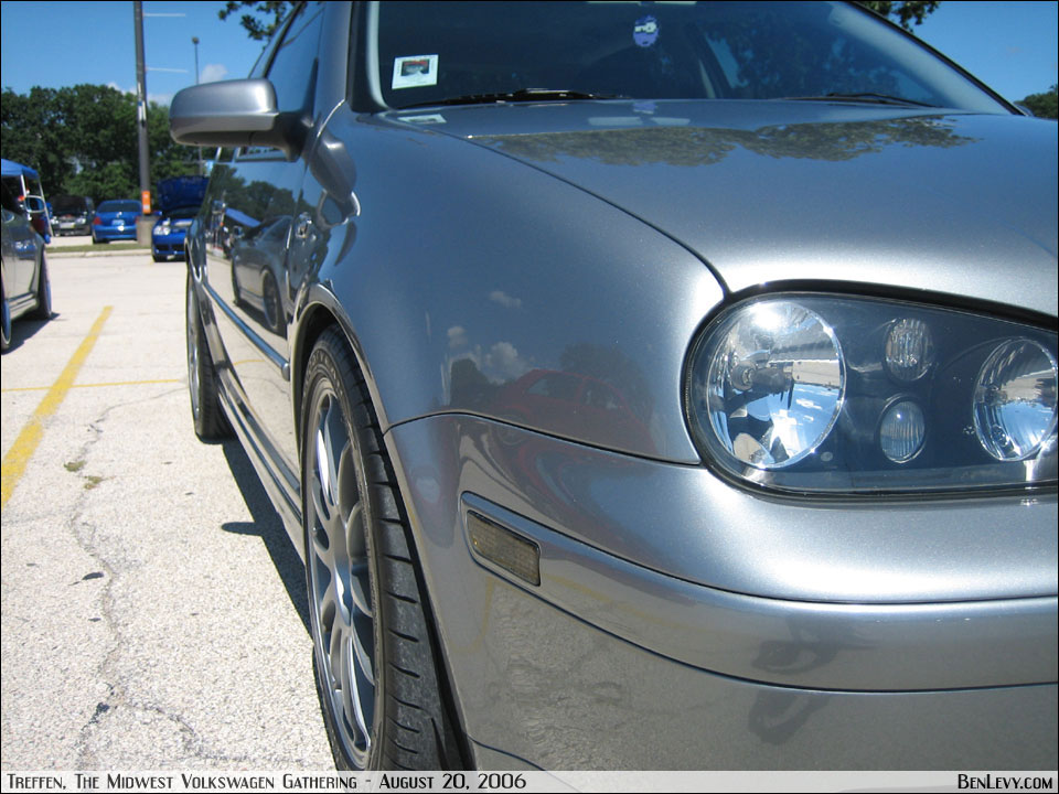 GTI with black headlights