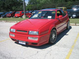 Red Corrado with BBS Wheels