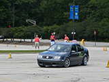 Volkswagen Jetta GLI taking a turn
