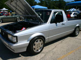 Silver VW Caddy
