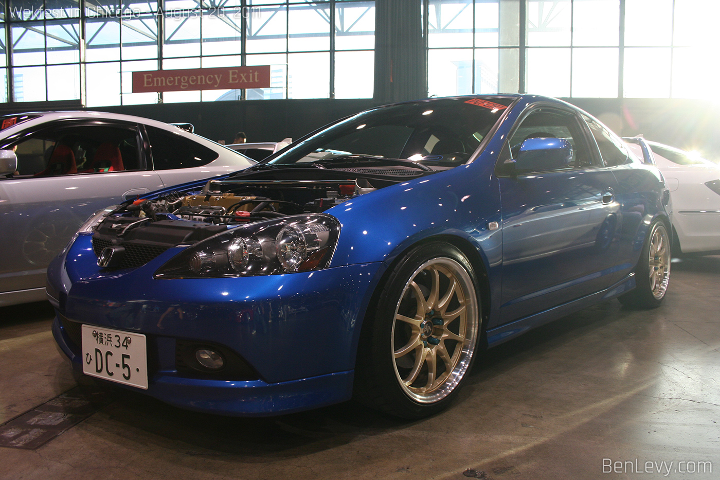 Blue Acura RSX