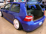 Blue VW GTI