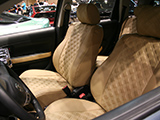 Custom Leather Seats in Scion xA