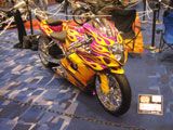 Sportbike with Flames