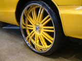 Yellow Wheels on an Impala