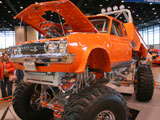 Orange 1974 Datsun 620 4X4