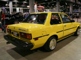 Yellow 1982 Toyota Corolla