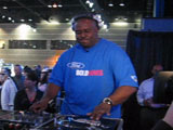 Funkmaster Flex Mixing at the Ford Booth