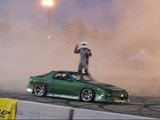 Justin Pawlak doing donuts with his RX-7