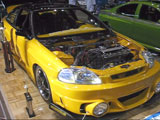 Yellow Civic from 2006 DUB Show